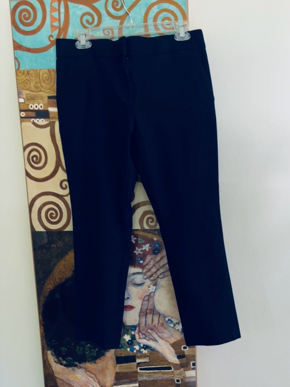Ann Taylor Navy Blue Solid Pants